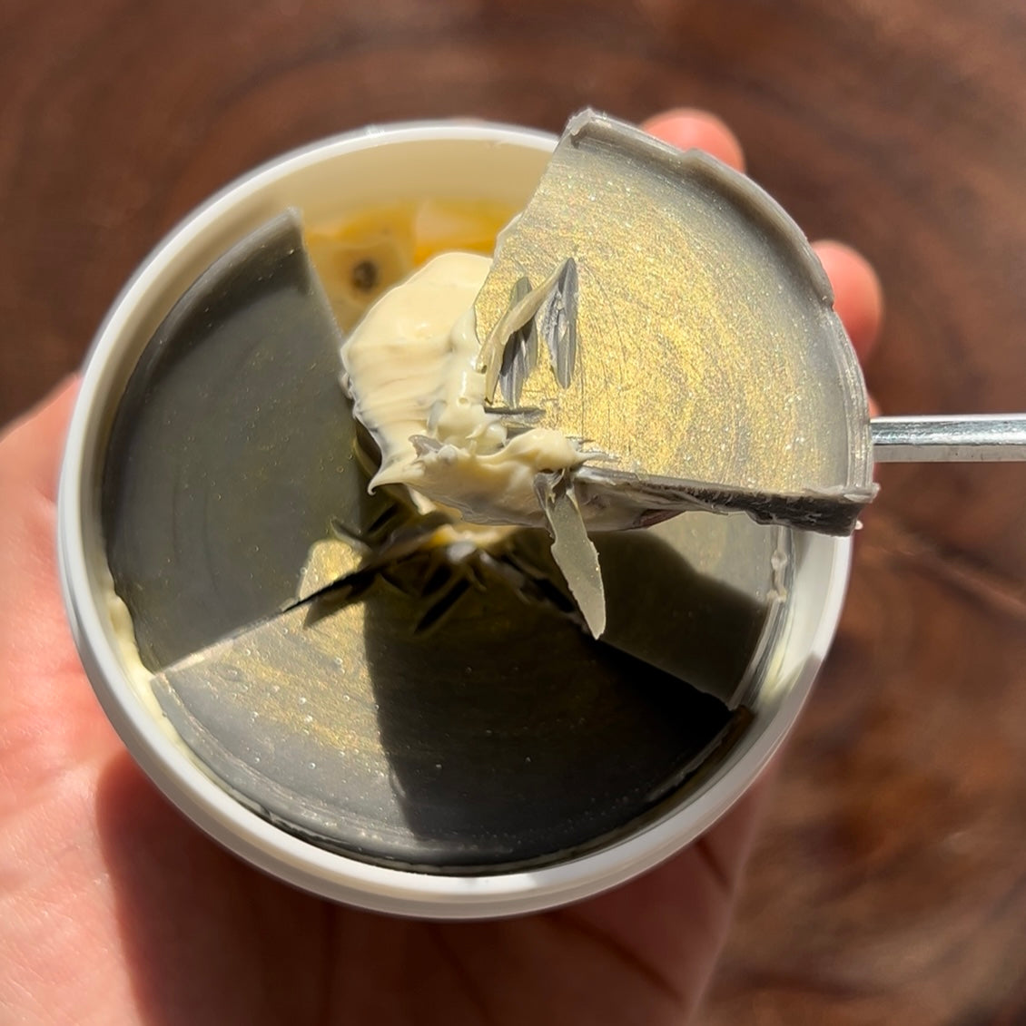 Crème Brûlée - golden shimmer body butter with butter seal