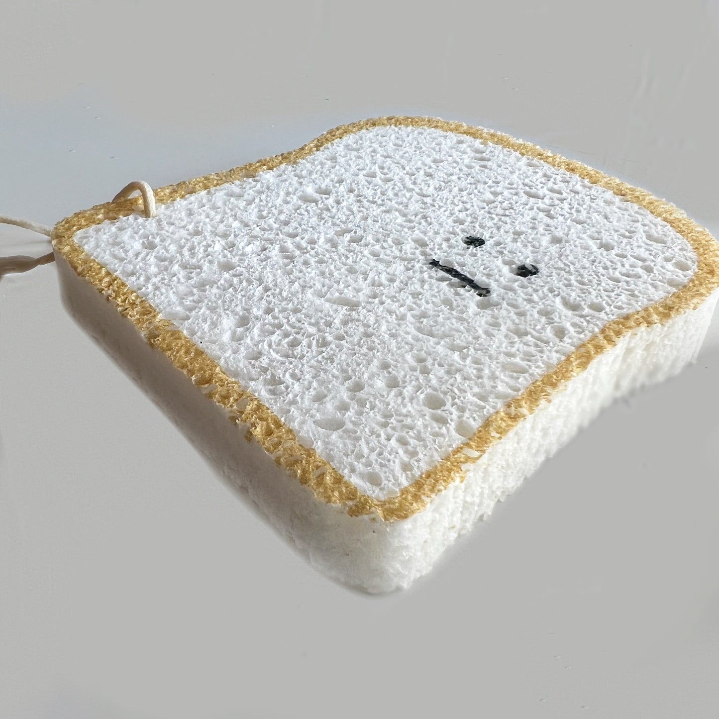 You’re toast  - wood pulp cotton bath sponge