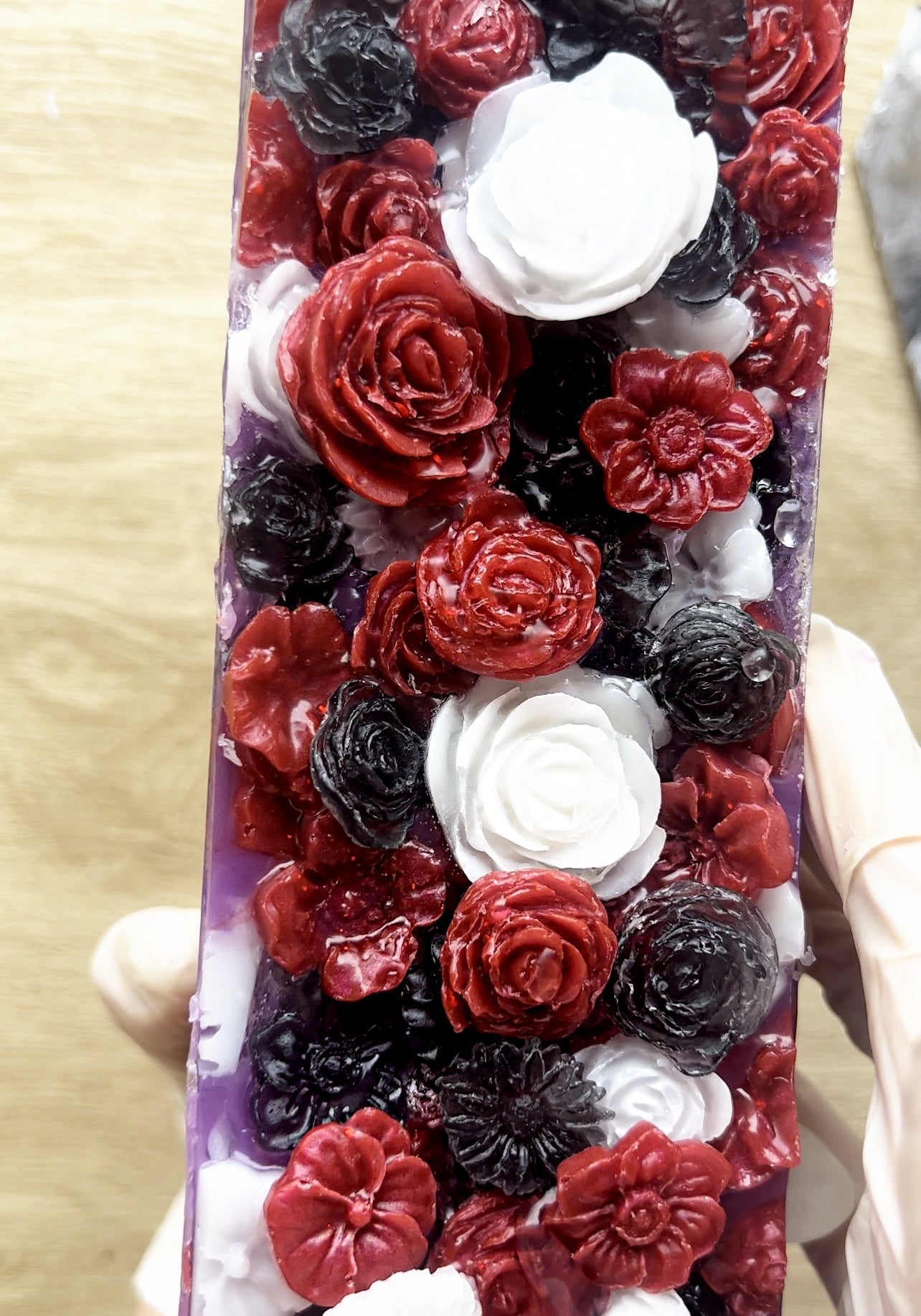 Goth Flower garden - bar soap